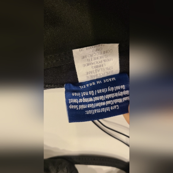 Buzios Brazilian 2pc Leather Square Bikini Set - Picture 8 of 10